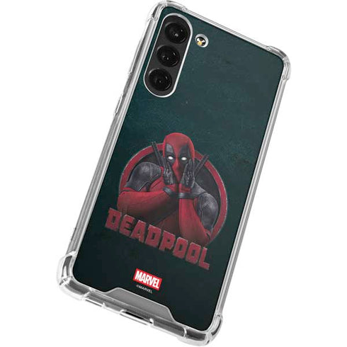 Marvel Deadpool Legacy Surprised Deadpool Galaxy S23 FE Clear Case
